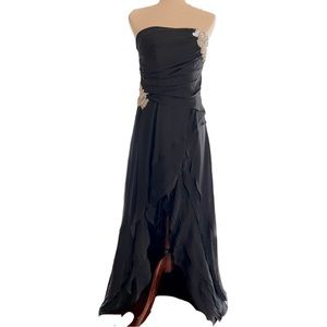 ABS Allan Schwartz Evening Dress - Black Size 6 (NWT)